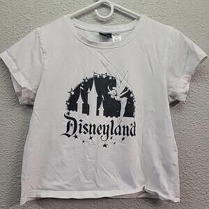 Disney Tinkerbell Crop T-Shirt Women's Small